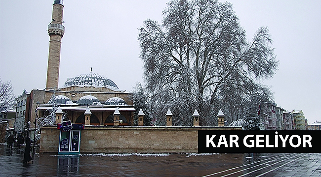 Karaman'a Kar Yağışı Geliyor
