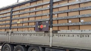Konya'da 9 ton 230 kilogram kaçak tütün ele geçirildi
