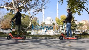 Konya'da elektrikli scooter dönemi