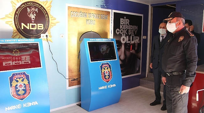 Narkotik Eğitim Tırı Konya'da hizmete başladı