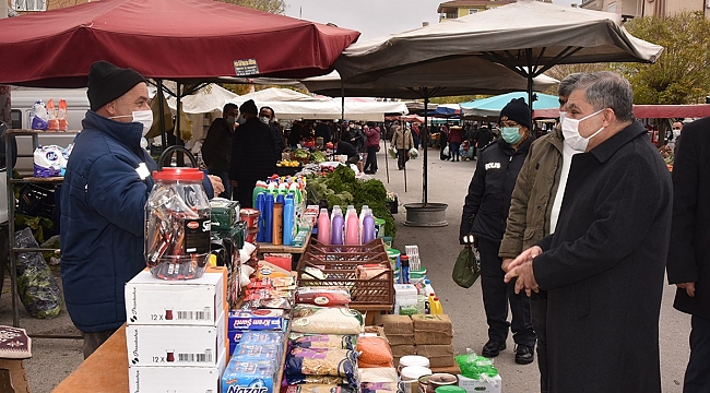 Semt Pazarlarında Kurallara ve Tedbirlere Uyuluyor