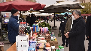 Semt Pazarlarında Kurallara ve Tedbirlere Uyuluyor