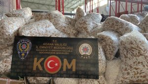 Adana'da 2 milyon 740 bin adet makaron ele geçirildi