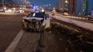 Ankara'da 2 ayrı trafik kazasıı: 3 yaralı