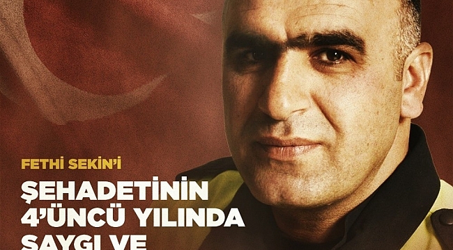 Cumhurbaşkanı Erdoğan, Fethi Sekin'i andı