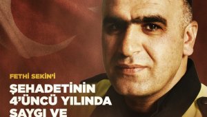 Cumhurbaşkanı Erdoğan, Fethi Sekin'i andı
