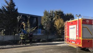 Fabrika trafosunda çıkan yangın korkuttu