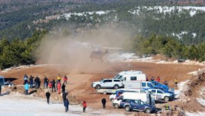 Helikopter ambulanstan 10 yılda 2 bin 500 acil uçuş