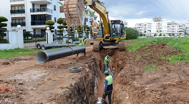 Konyaaltı ilçesinin içme suyu hattı 13 milyon TL'ye yenileniyor