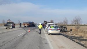 Konya'da trafik kazası: 1 yaralı