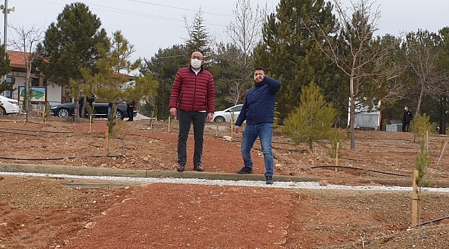 Meram Belediyesi Dutlu Millet Bahçesi'nde revizyon çalışması başlattı