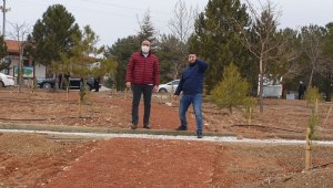 Meram Belediyesi Dutlu Millet Bahçesi'nde revizyon çalışması başlattı