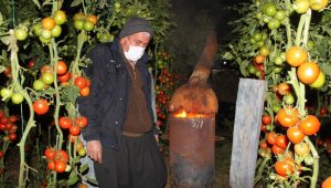 Meteoroloji uyardı, üreticiler zirai don nöbeti tuttu