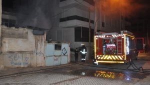 Müstakil evin tandır odasında çıkan yangın korkuttu