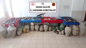 Tarihi eser operasyonundan cephanelik çıktı