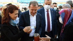 Üretici kadın stantları Erdemli'de kuruldu