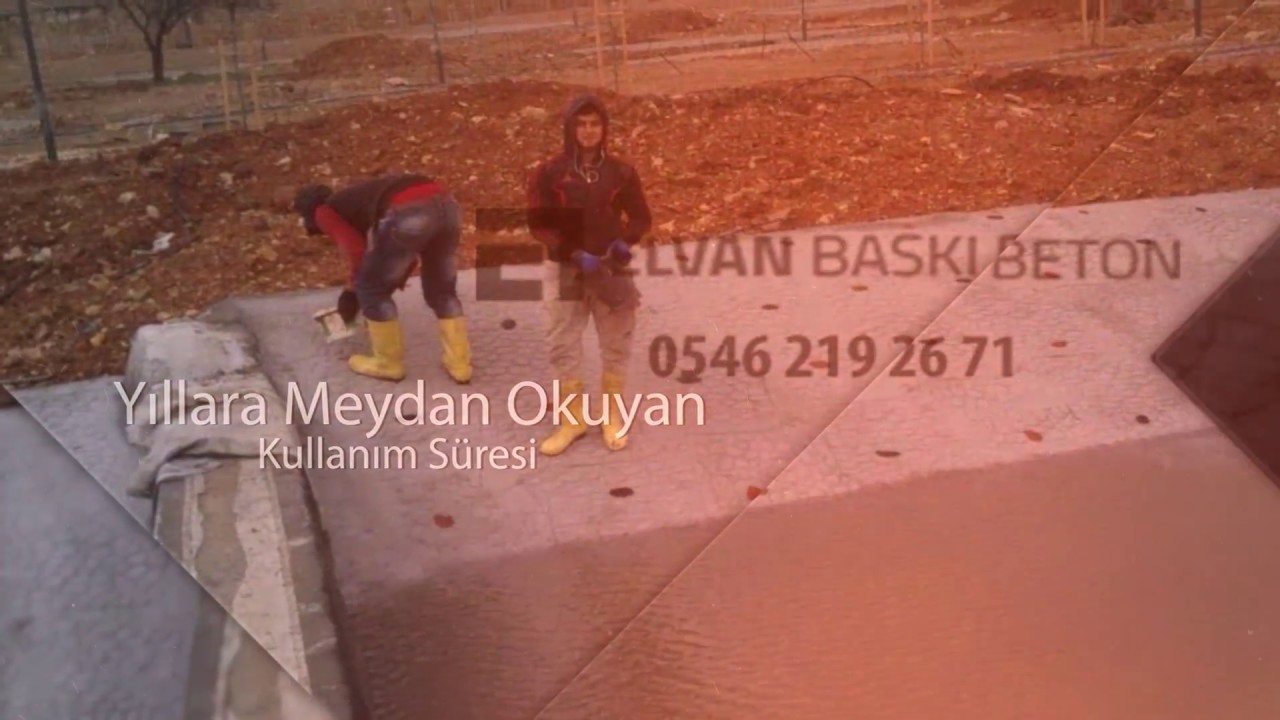 Yapılara Özel Baskı Beton Tasarımları