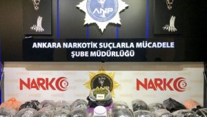 Ankara'da 22 kilo esrar ele geçirildi