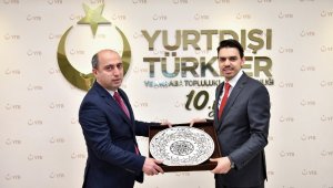 Azerbaycan Eğitim Bakanı Amrullayev'den YTB'ye ziyaret