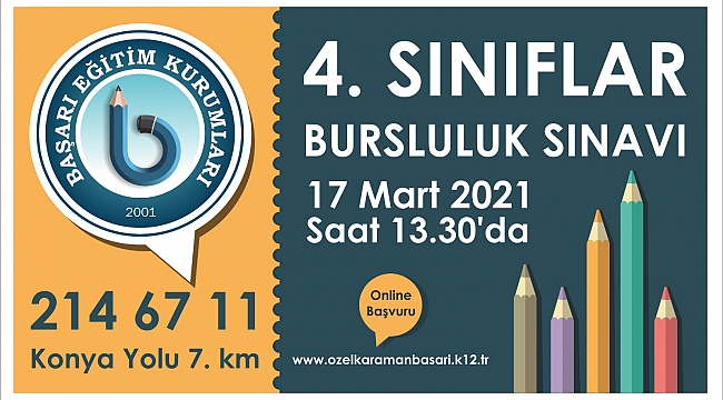 Başarı Koleji Bursluluk Kabul Sınavı