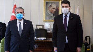 BBP lideri Destici'den DP Genel Başkanı Uysal'a 'yeni anayasa' ziyareti