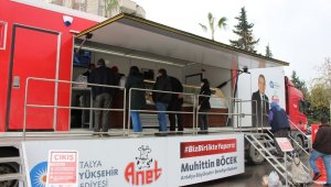 Halk Et Satış Tırından bir ayda 14 bin 396 kg et ürünü satıldı