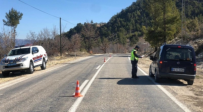 Karantina süresi biten Ermenek'te, kontroller devam ediyor