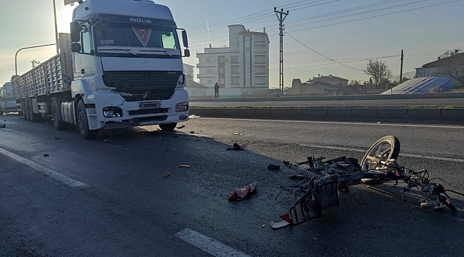 Karapınar'da İlk iş gününde işe giderken kazada öldü