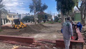 Kemer Belediyesinden yeşil alan çalışması