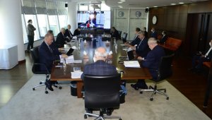 KKTC Ekonomik Örgütler Platformu'ndan ATO'ya ziyaret