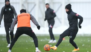 Konyaspor, Yeni Malatyaspor hazırlıklarını sürdürdü
