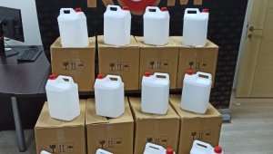 Manavgat'ta 420 litre sahte alkol ele geçirildi