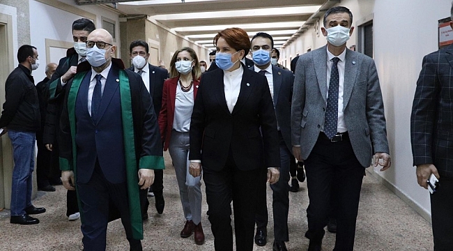Meral Akşener Ankara Adliyesi'nde ifade verdi
