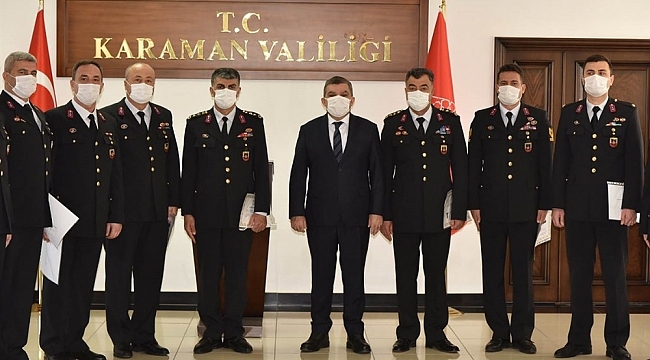 Vali Işık, jandarma personelini başarı belgesi ile ödüllendirdi