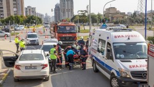 Vatandaşlar belediyenin kaza tatbikatını gerçek sandı