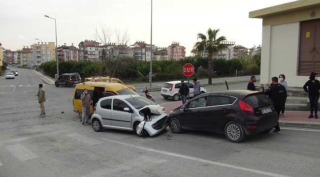 Zincirleme kaza ucuz atlatıldı
