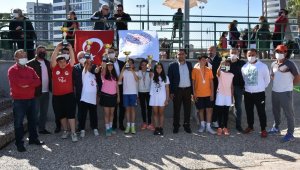 12-14 yaş tenis il birinciliği sona erdi