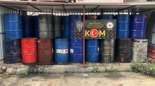 Adana'da kaçakçılık operasyonu