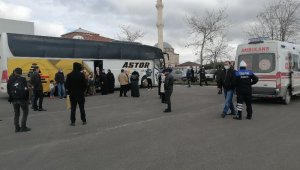 Aksaray'da yolcu otobüsünde korona alarmı