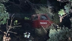 Alanya'da kamyonet uçuruma yuvarlandı: 1 ölü, 4 yaralı