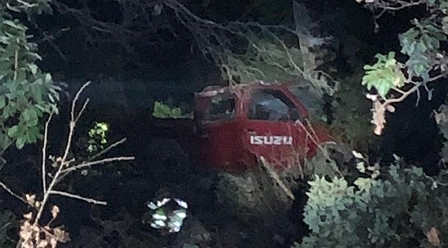 Alanya'da kamyonet uçuruma yuvarlandı: 1 ölü, 4 yaralı
