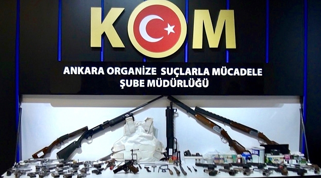 Ankara merkezli silah kaçakçılığı operasyonu: 8 gözaltı