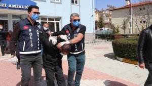 Çifte cinayet zanlıları adliyeye sevk edildi