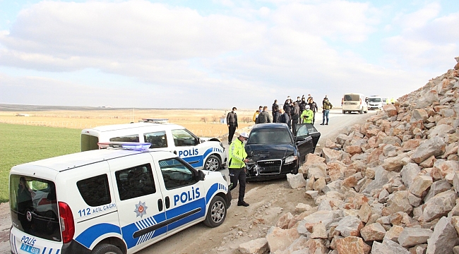 Karaman'da silahla yaralama şüphelisi 5 kişi polis aracıyla çarpışınca yakalandı