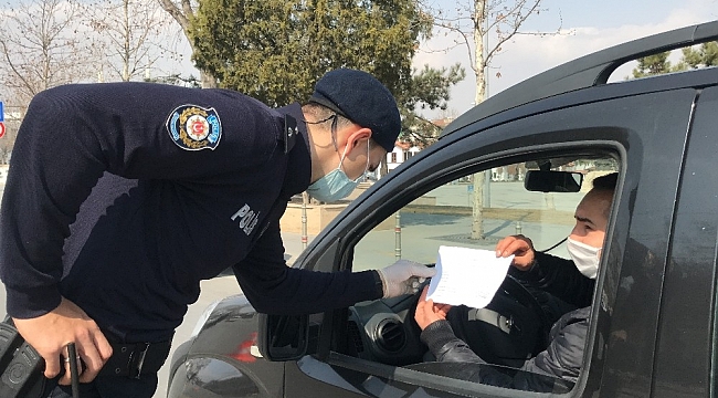 Konya'da sokağa çıkma kısıtlamasında uygulamalar sürüyor