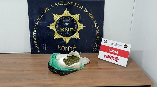 Konya'da uyuşturucu satıcılarına darbe