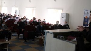 Mut'ta AFAD tarafından eğitim toplantısı düzenledi