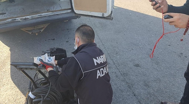 Oto yıkama su makinesinden uyuşturucu hap çıktı