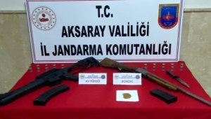 Aksaray'da jandarmadan uyuşturucu operasyonu