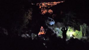 Alanya otomobil uçuruma yuvarlandı: 1 ölü